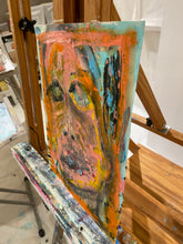 artwork close up from side portrait abstract by cheryl wasilow