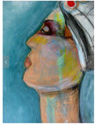 picture of beautiful womans face by cheryl wasilow