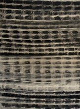 large abstract artwork black and cream by cheryl wasilow