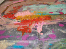 abstract botanical art with palette knife by cheryl wasilow