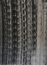 black abstract landscape in large size by cheryl wasilow