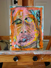 bohemian art face painting with pastel colors by cheryl wasilow