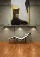 california inspired artwork in large size on wall with wood floor