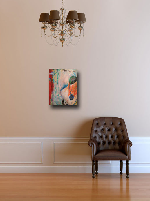abstract womans face by cheryl wasilow