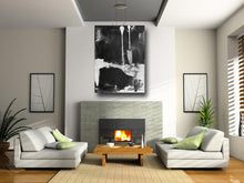 large black and white abstract wall art by cheryl wasilow