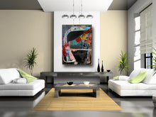 large colorful abstract painting by cheryl wasilow artist