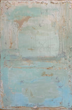 title Maldives seafoam colored painting in large size by Cheryl Wasilow